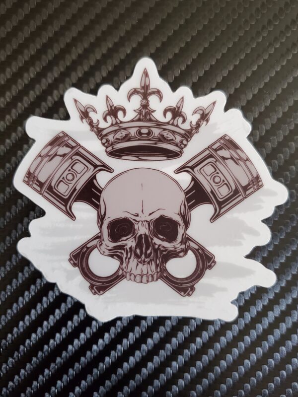 Piston King Sticker