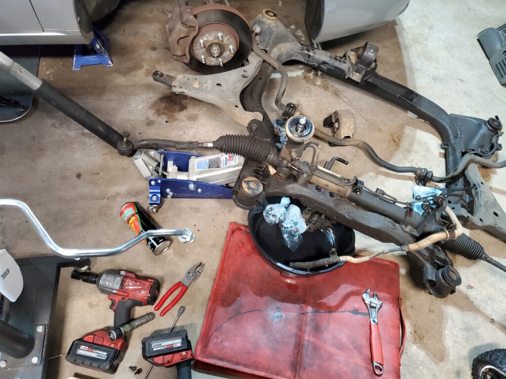 Kia Optima Power Steering Gear and Pump replacement 